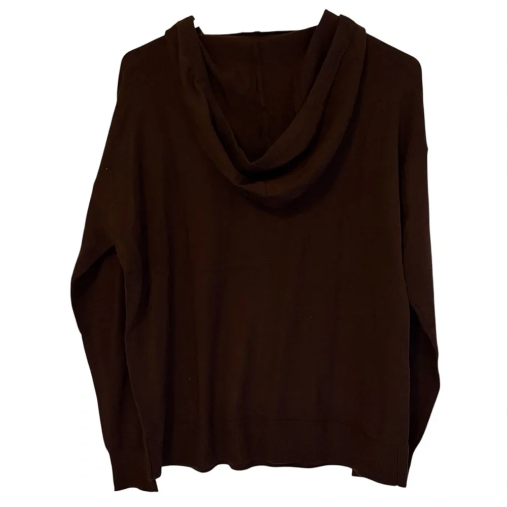 Member’s Mark Cashmere Blend‎ Brown Hoodie Sweater NWT Small